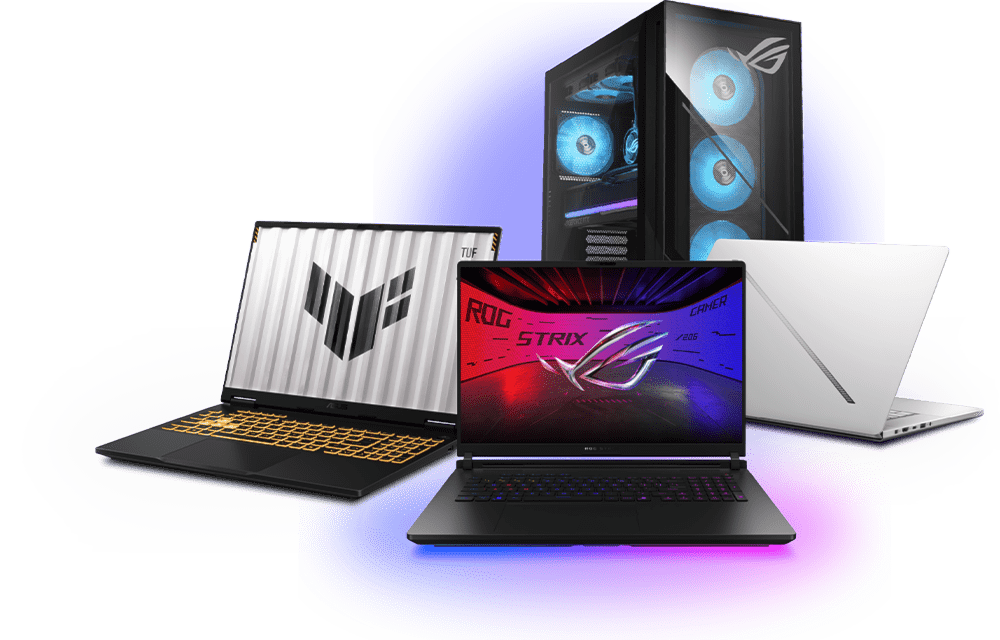 Promotional banner for the “GET Clair Obscur: Expedition 33” bundle campaign for Intel® Core™ Ultra–based ROG and ASUS TUF Gaming devices.