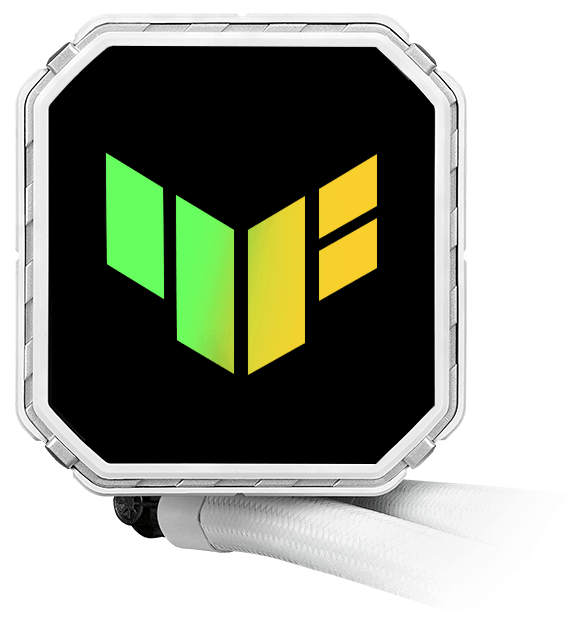 TUF Gaming LC III 240 ARGB pump top with TUF Gaming Theme Animation