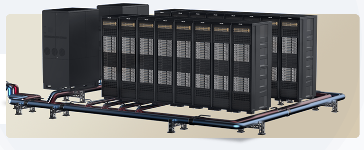 ASUS rack server with optimized airflow and advanced cooling design