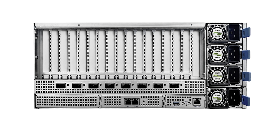 This is a line graph that helps people understand the locations of the key components on this server.