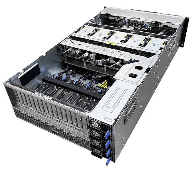 This is a line graph that helps people understand the locations of the key components on this server.