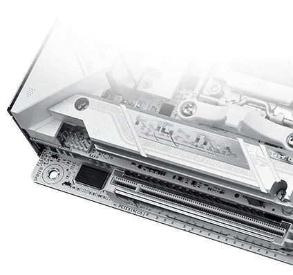 The Strix B850-I WIFI7 W motherboard features SupremeFX audio.