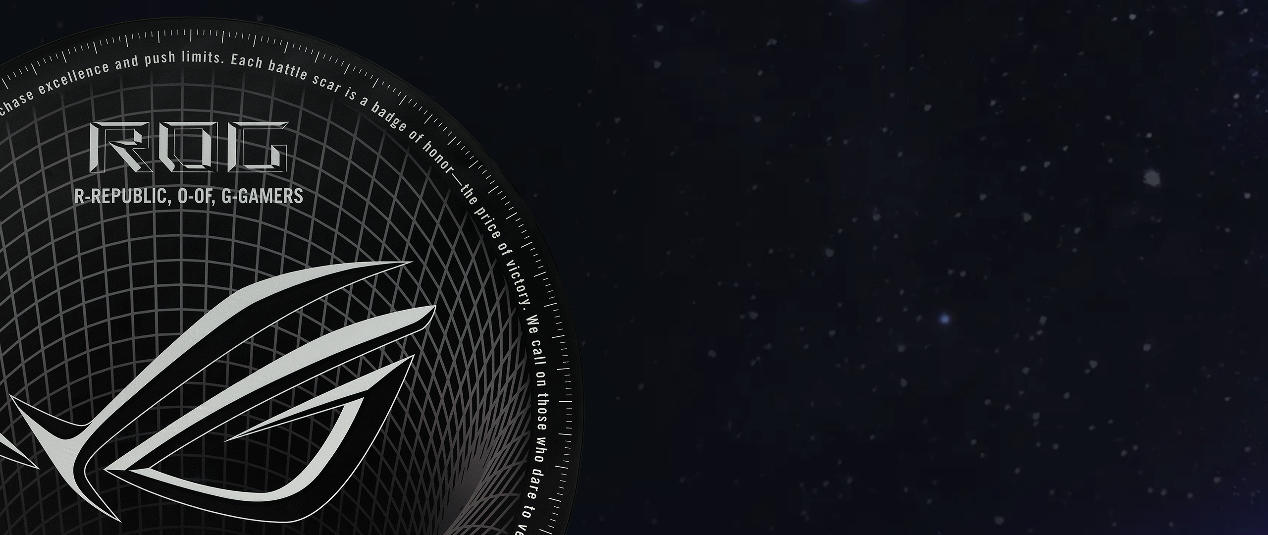 反向折疊的 ROG Cosmic Mat