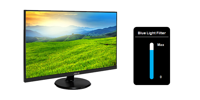 ASUS VA27DCP includes the Blue Light Filter feature