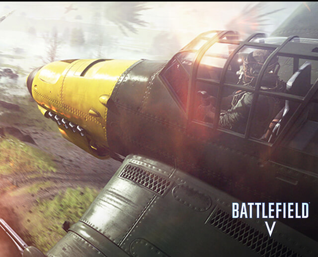Foto de gameplay do Battlefield V.
