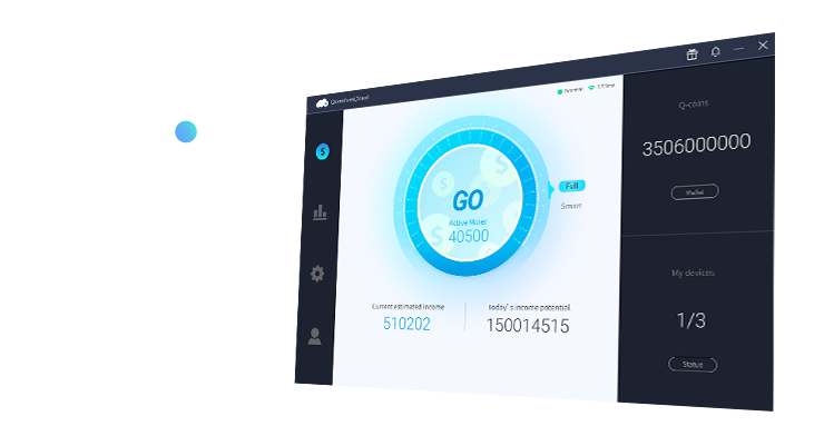 QuantumCloud interface.