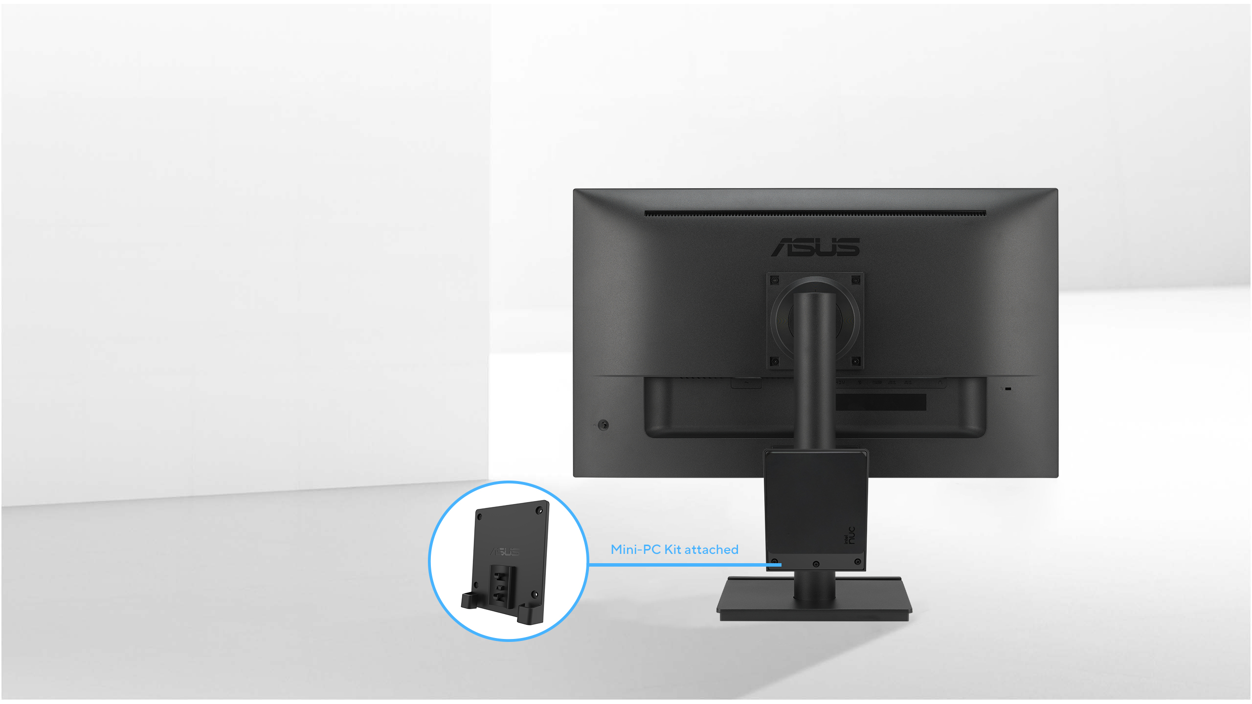 Mini PC Mount Space-saving design