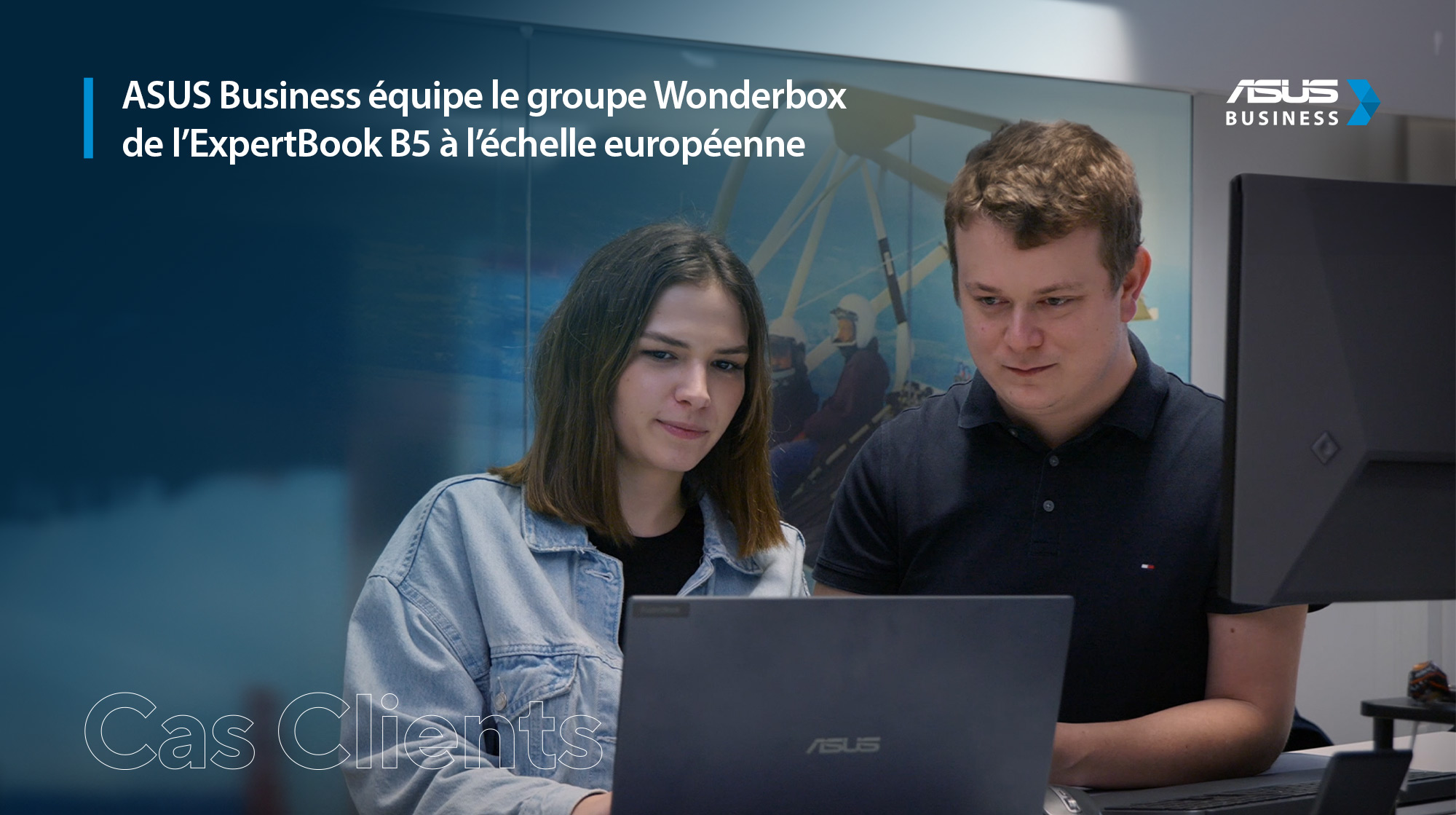 Cas clients - ASUS Business équipe le groupe Wonderbox de l’ExpertBook B5 à l’échelle européenne