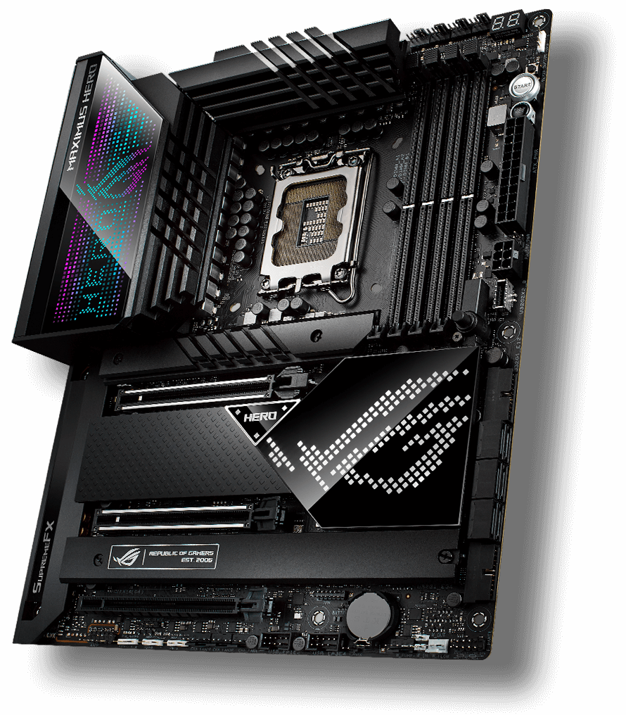 Das ROG Maximus Z690 Hero ist für all jene konzipiert, die in den Bereich der Enthusiasten vordringen wollen.