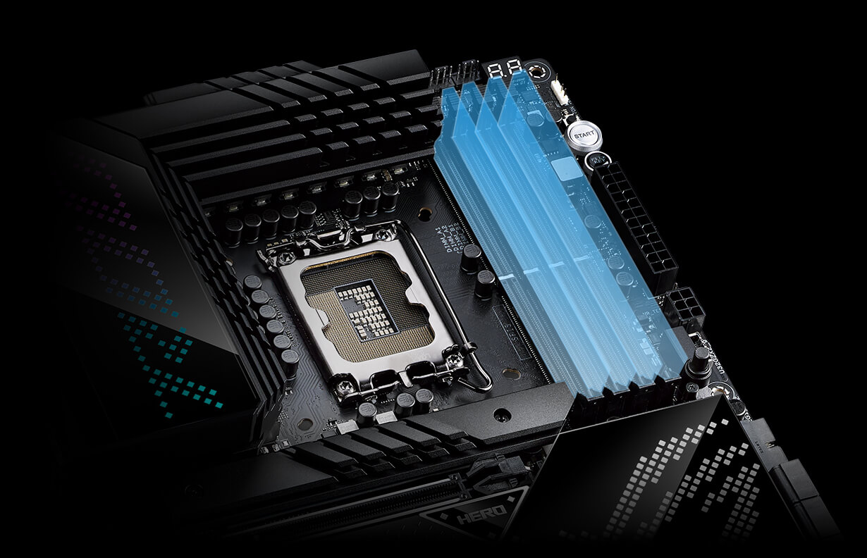 The ROG Maximus Z690 Hero features DDR5 memory