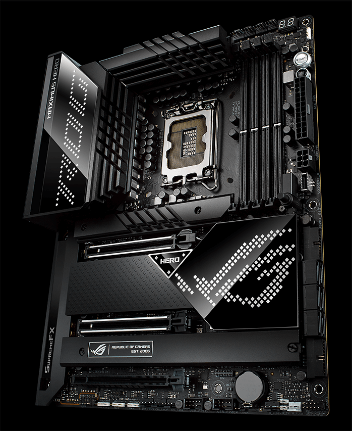 La ROG Maximus Z690 Hero présente Aura Sync