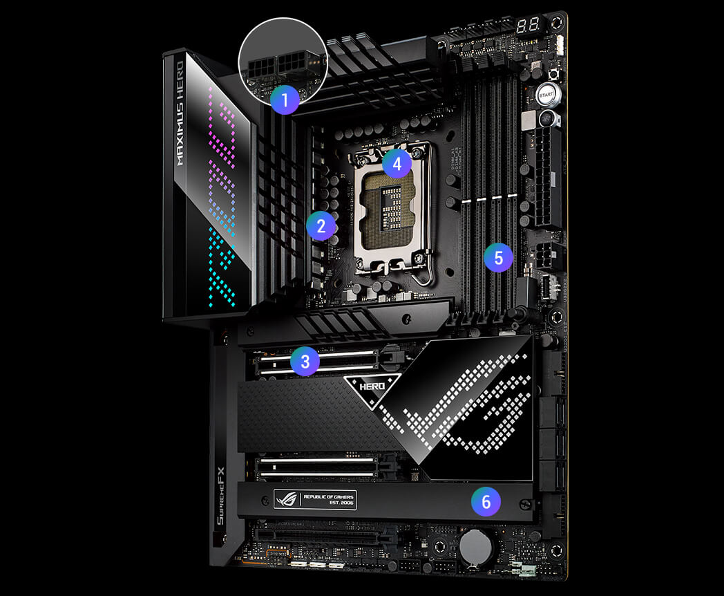 Performance specs of the ROG Maximus Z690 Hero