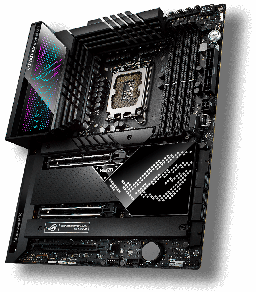 The ROG Maximus Z690 Hero motherboard is designed for users who want to step into enthusiast territory.
