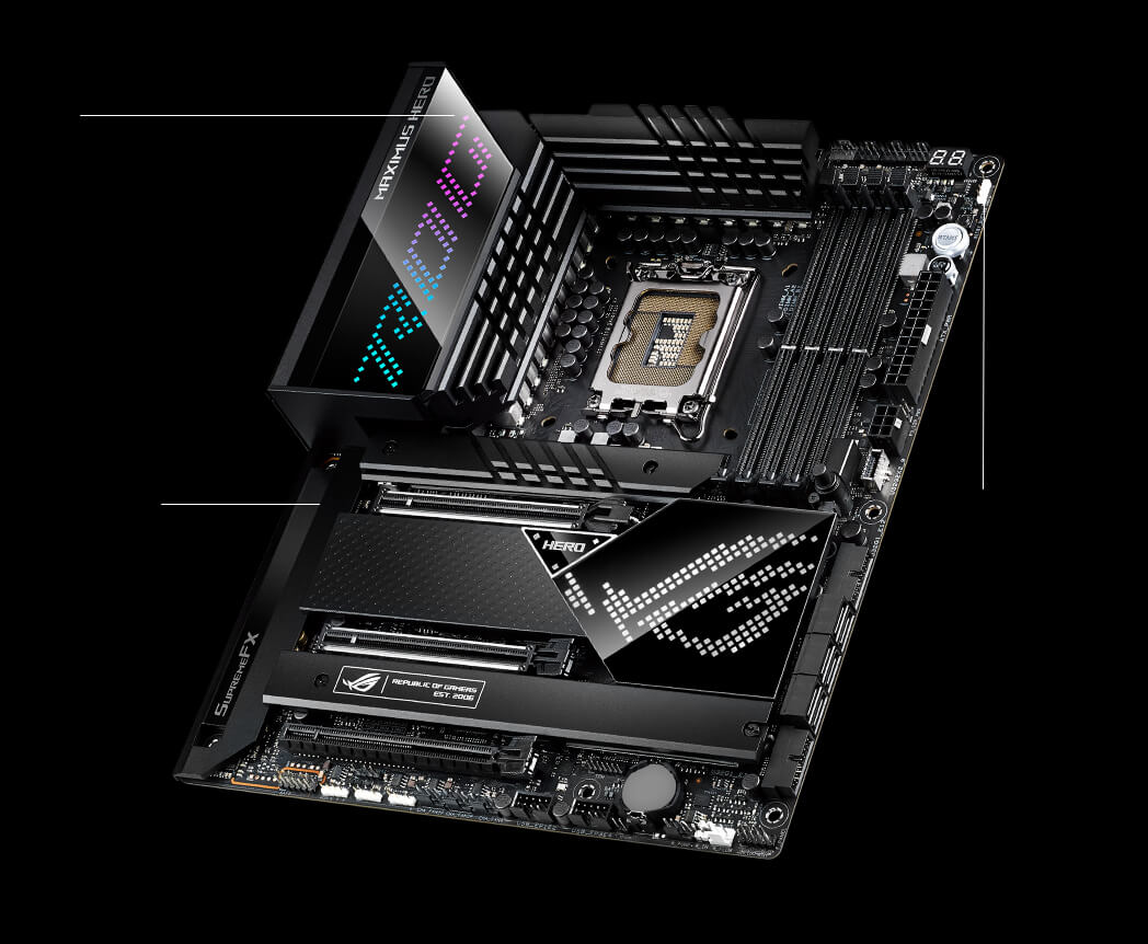Gaming immersion specs of the ROG Maximus Z690 Hero