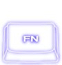 FN key being pressed