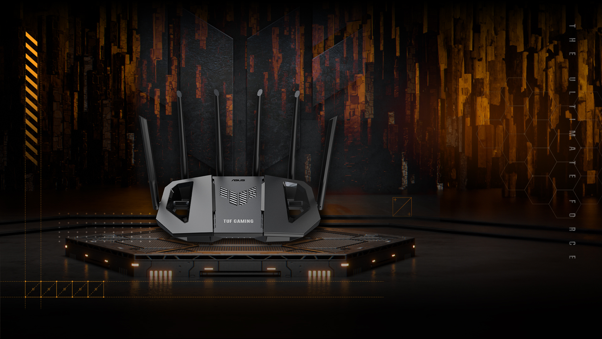 TUF Gaming BE6500 is designed to give you stable and fast wireless and wired connections in device-dense environments.