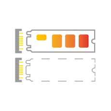 User-upgradeable dual RAM and SSD storage slots