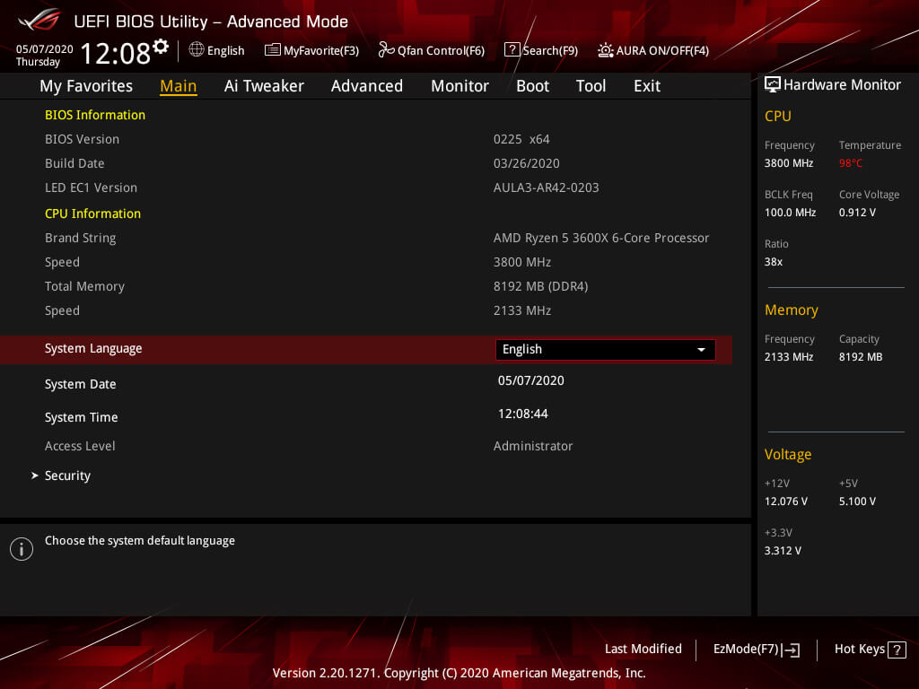 ASUS ROG STRIX B550-A GAMING AM4 AMD B550 SATA 6Gb/s ATX AMD