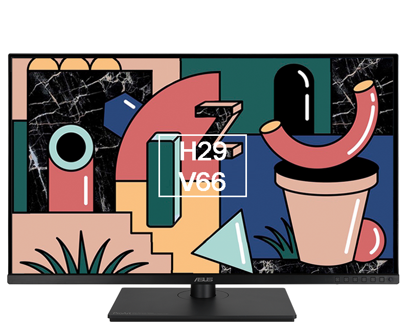 Das ProArt Display PA328QV bietet eine Vorschau von Artworks in Originalgröße