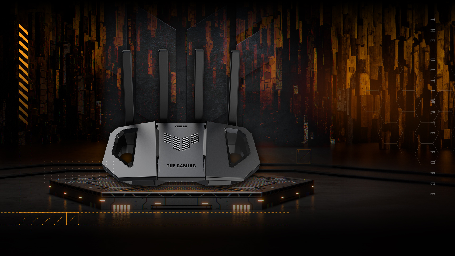 TUF Gaming BE3600 is designed to give you stable and fast wireless and wired connections in device-dense environments.