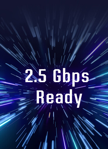 2.5Gbps Speed