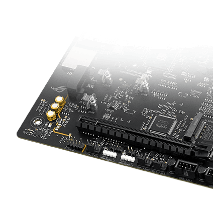 The Strix X870E-H motherboard features SupremeFX audio.