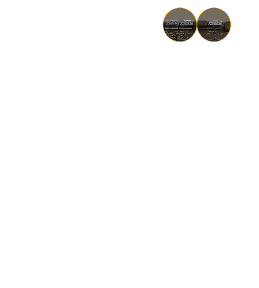 Strix X870E-H fan header locations