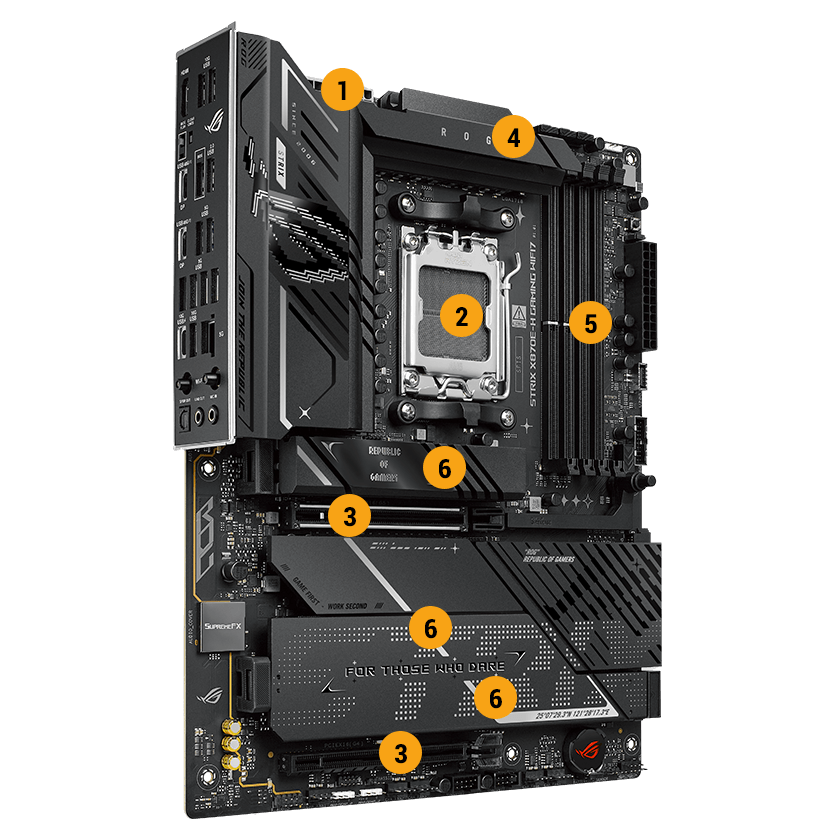 Strix X870E-F performance specifications