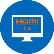 HDMI from CPU, VGA from BMC