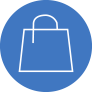 Shopping bag icon