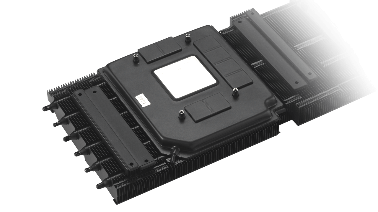 ProArt GeForce RTX 5080 card vapor chamber design