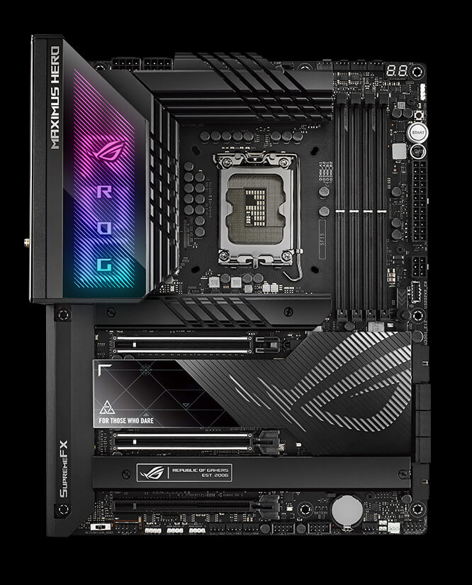 The thermal management on the ROG Maximus Z790 Hero