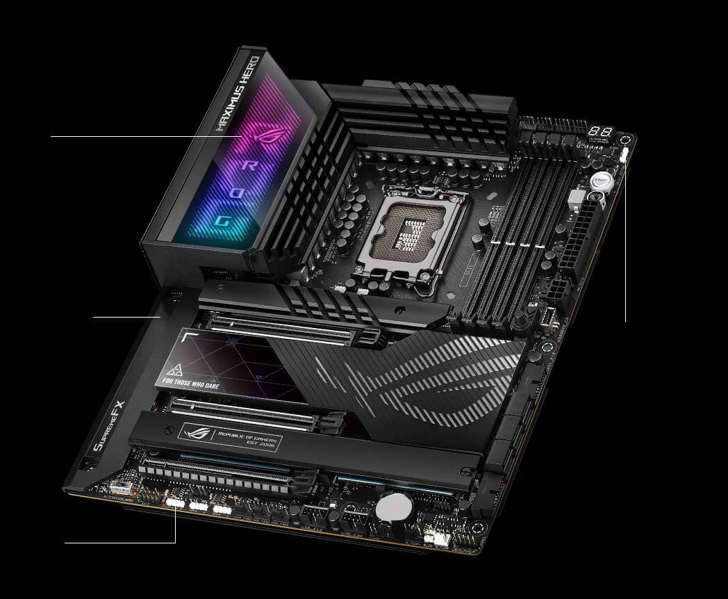 Gaming immersion specs of the ROG Maximus Z790 Hero
