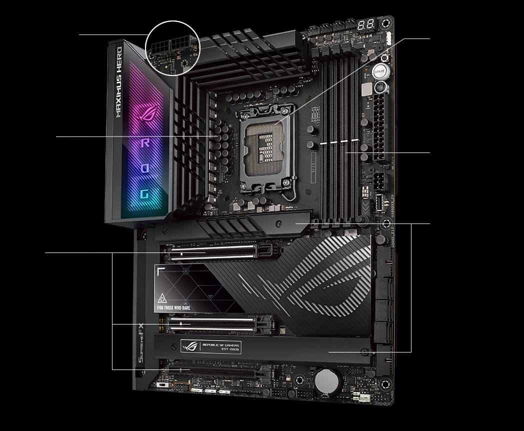 Prestatiespecificaties van de ROG Maximus Z790 Hero