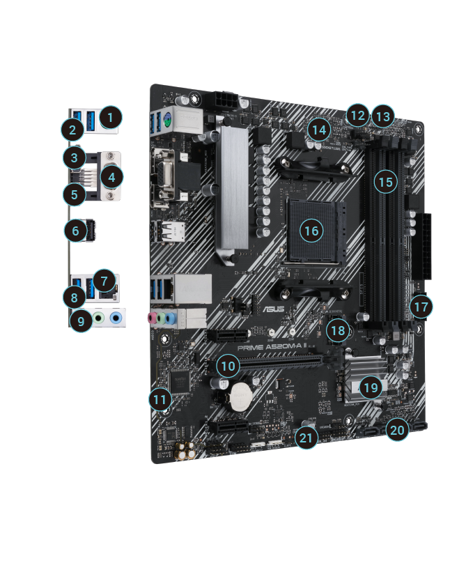 PRIME A520M-A II/CSM｜Motherboards｜ASUS Global