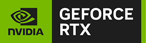 logotyp för Nvidia Geforce RTX