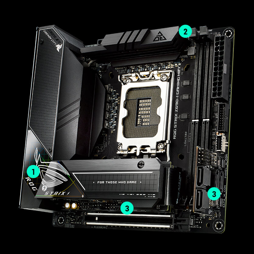 Asus z690 strix a gaming d4. ROG Strix z690 i Gaming. ROG Strix z690-i Gaming WIFI. Ek-Quantum momentum² ROG Strix z690-i. Alc4080 с усилителем Savitech sv3h712.