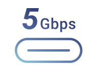 USB 5Gbps Type-C icon