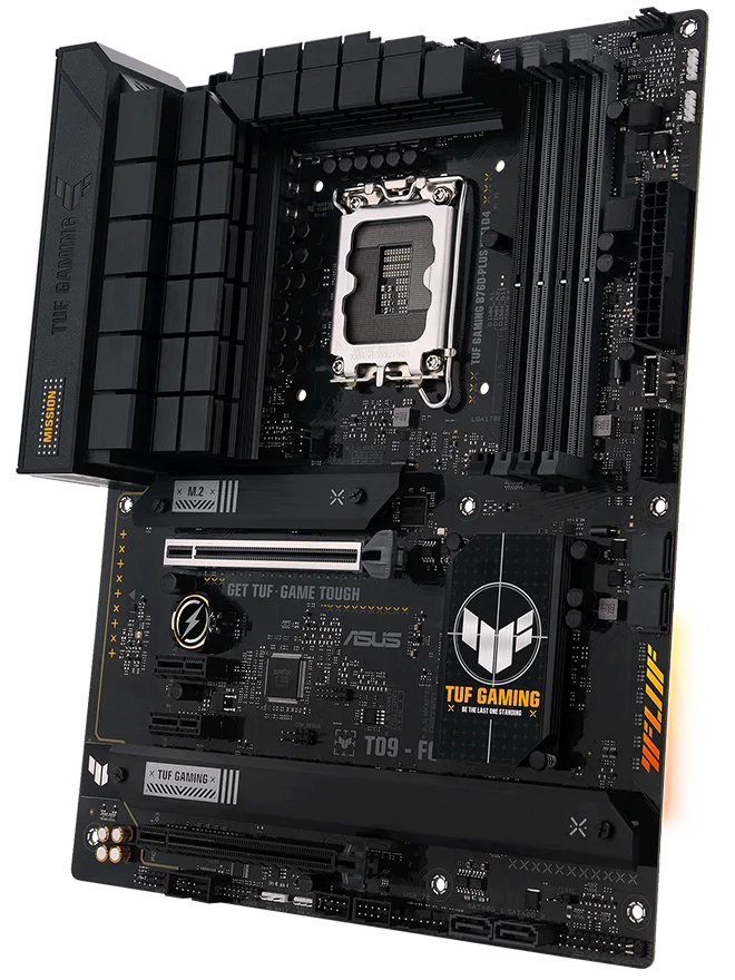 TUF Gaming motherboard's photo