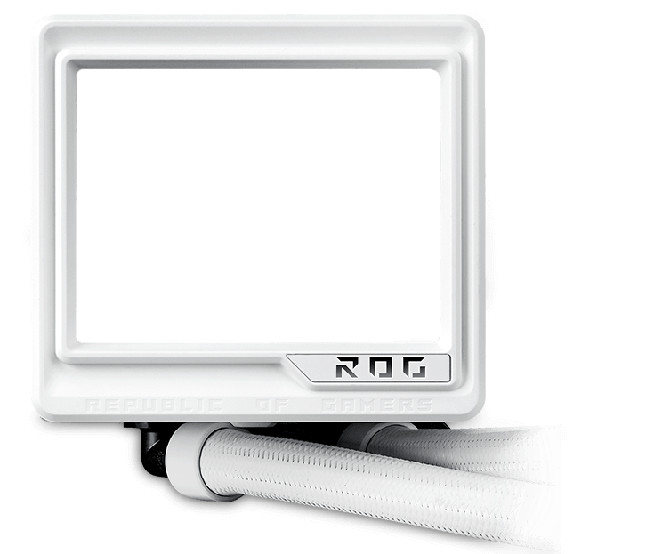 ROG Ryujin III Extreme White Edition LCD display