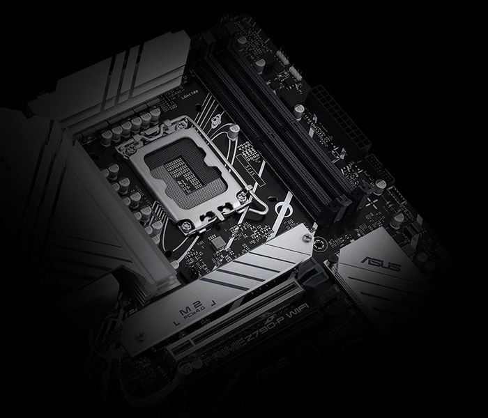 The PRIME Z790-V AX motherboard features SafeSlot Core+.