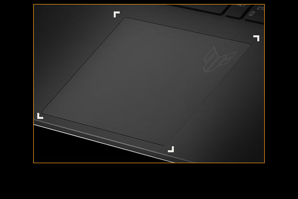 27% larger touchpad