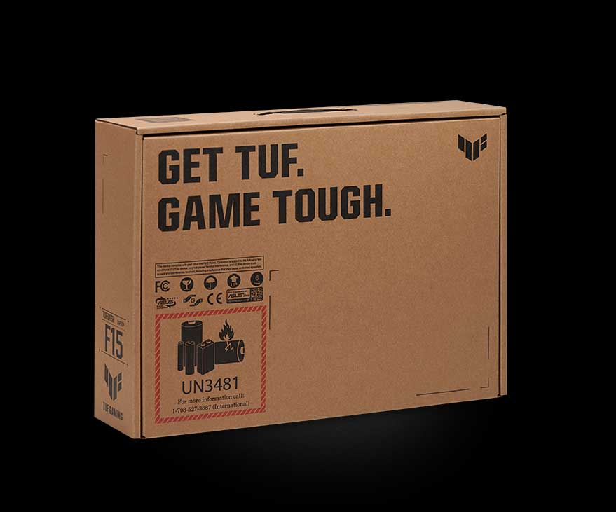 The image of TUF BOX's back side