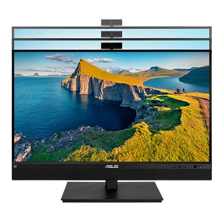 ASUS BE27ACSBK monitor has a height adjustment range of 0–150 mm