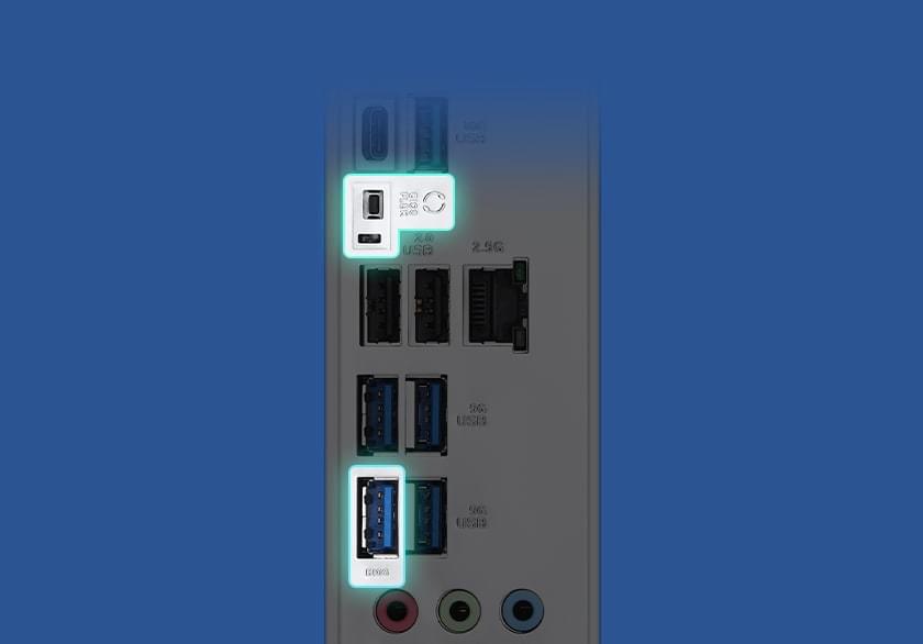 Graphic depicting the PRIME Z890M-PLUS WIFI-CSM BIOS FlashBack™ feature.