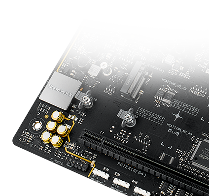 The Strix Z890-F motherboard features SupremeFX audio.