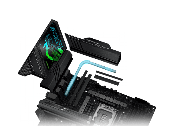 Strix Z890-F VRM cooling design layout