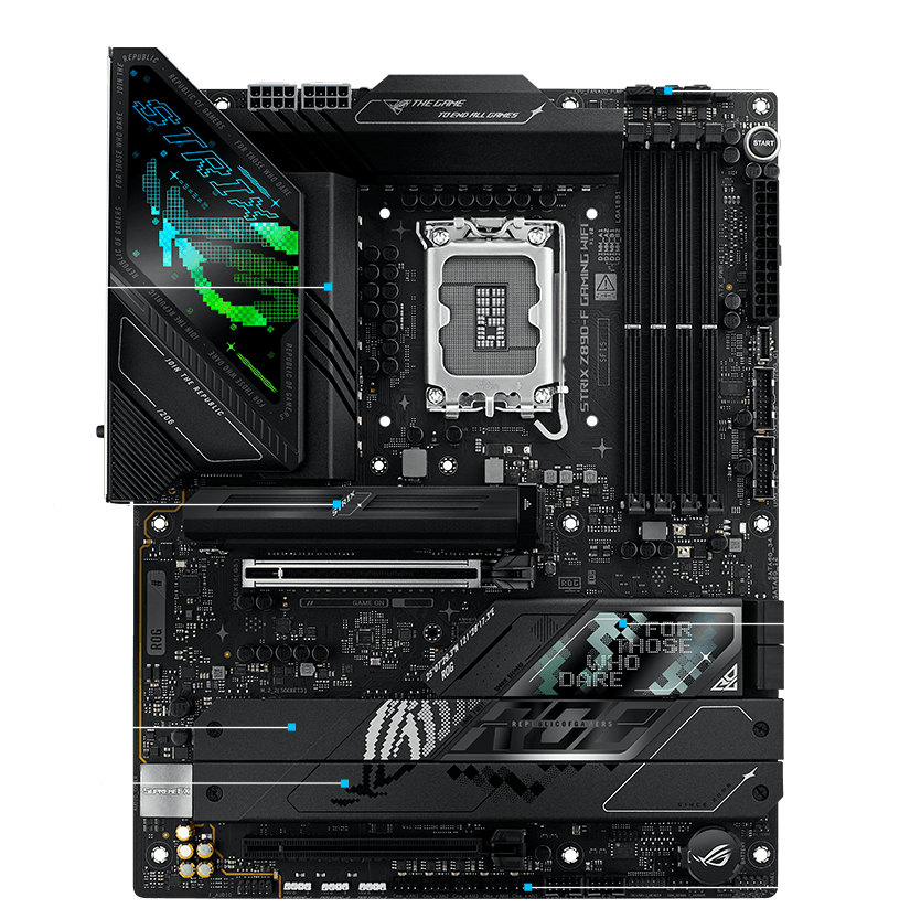 Strix Z890-F refroidissement ultime caractéristiques