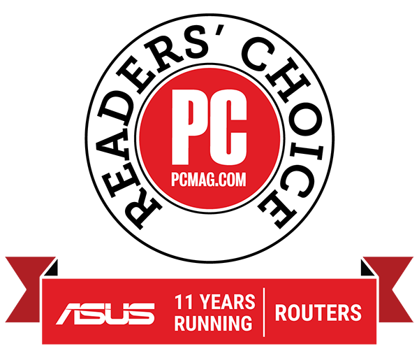PC Mag readers’ choice 11 years running logo