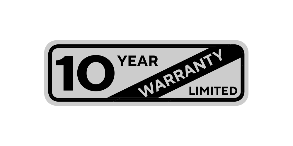 Logo 10 anni di garanzia icona